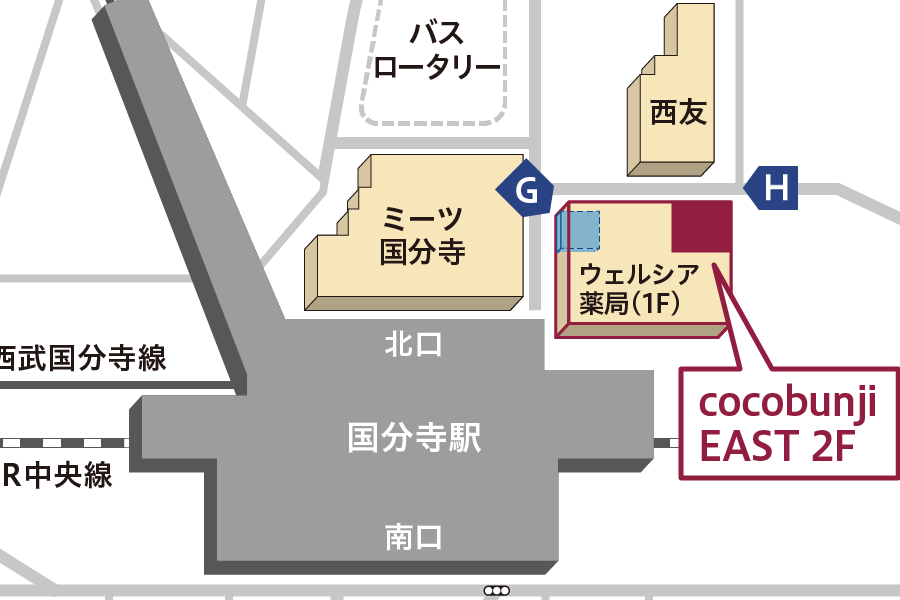 当院周辺のマップ